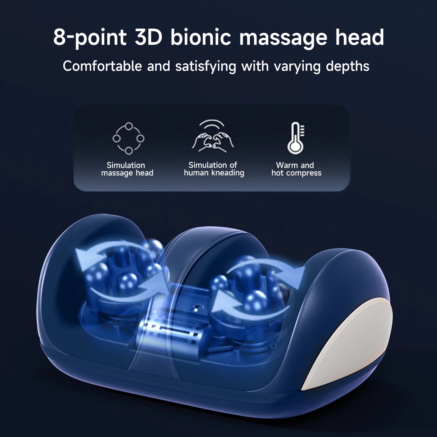 Comfort,masajeador profesional terapeutico 3D Biónico