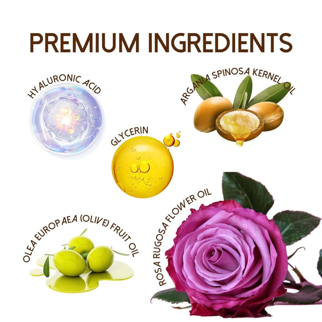 Premium Jabón Negro con Argán y Rosa – 200g ❤💯Artesanal.✅