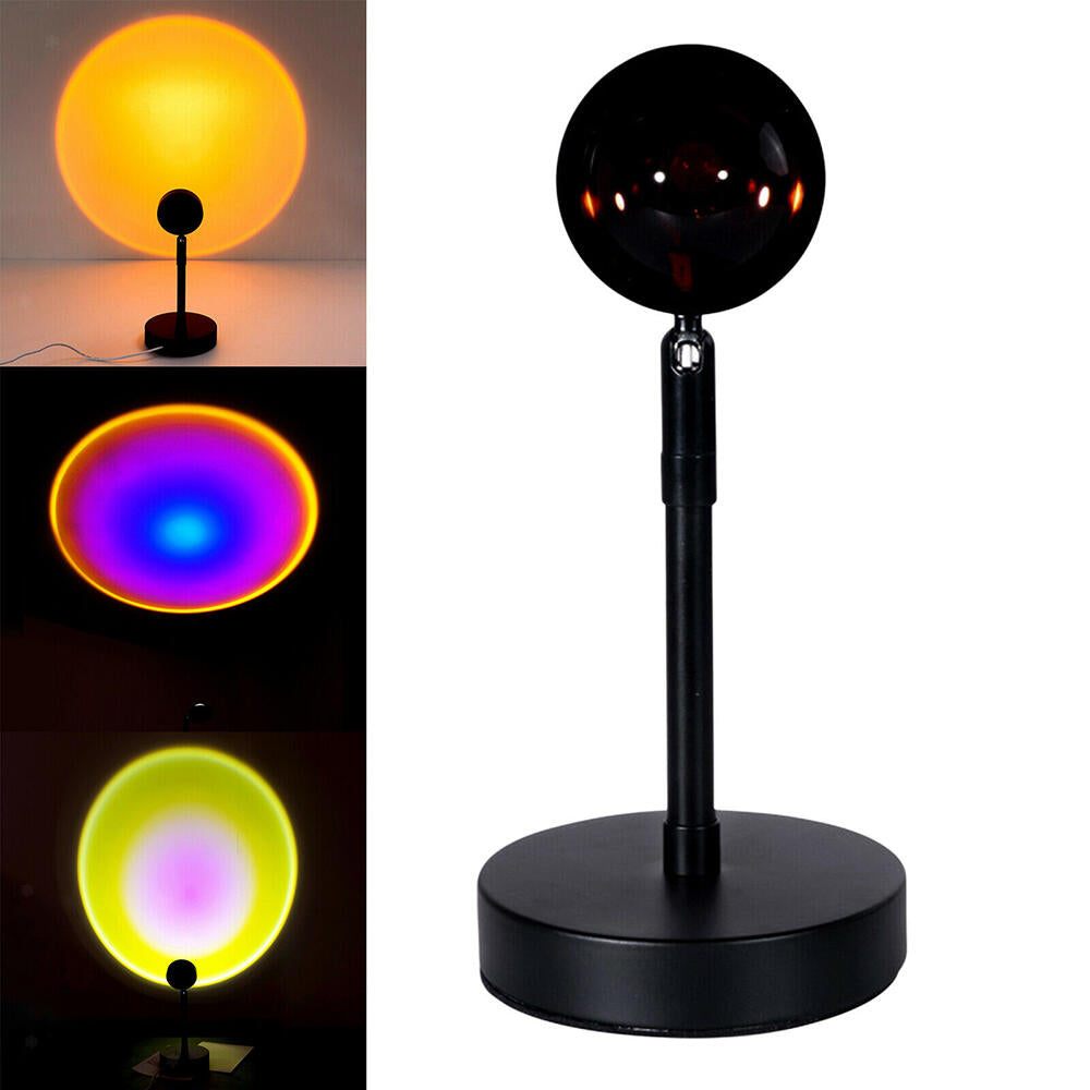 Sunset Lamp. Lámpara proyector de luz 360 Color ajustable romántica.💖