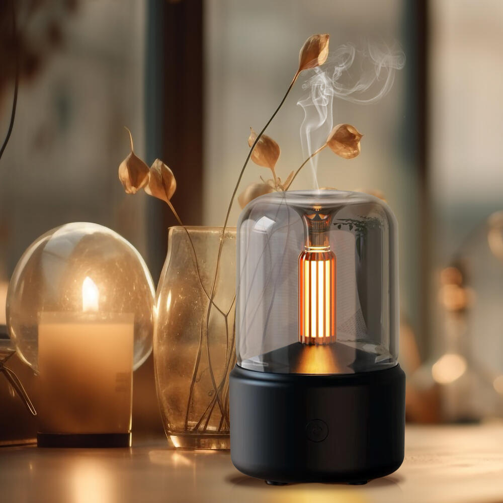 Aromaterapia Humidificador Con Luz Ambiental calida.🕯