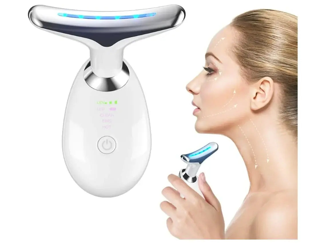 Masajeador facial lifting - Dispositivo Facial de Limpieza con 3 Luces LED