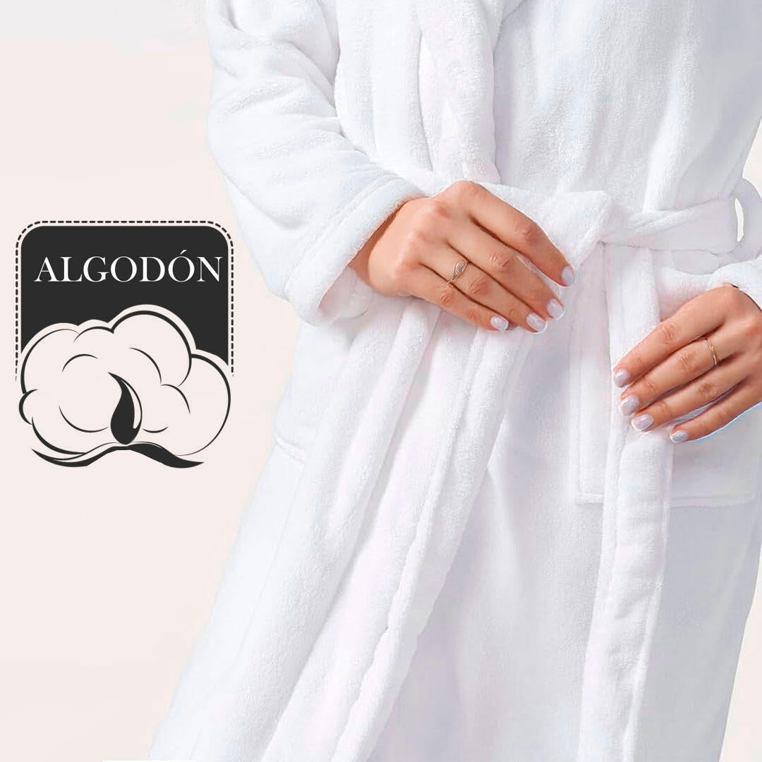 Albornoz🌺 unisex extra hecho de algodón 100%☃ suave y de alta absorción🌼