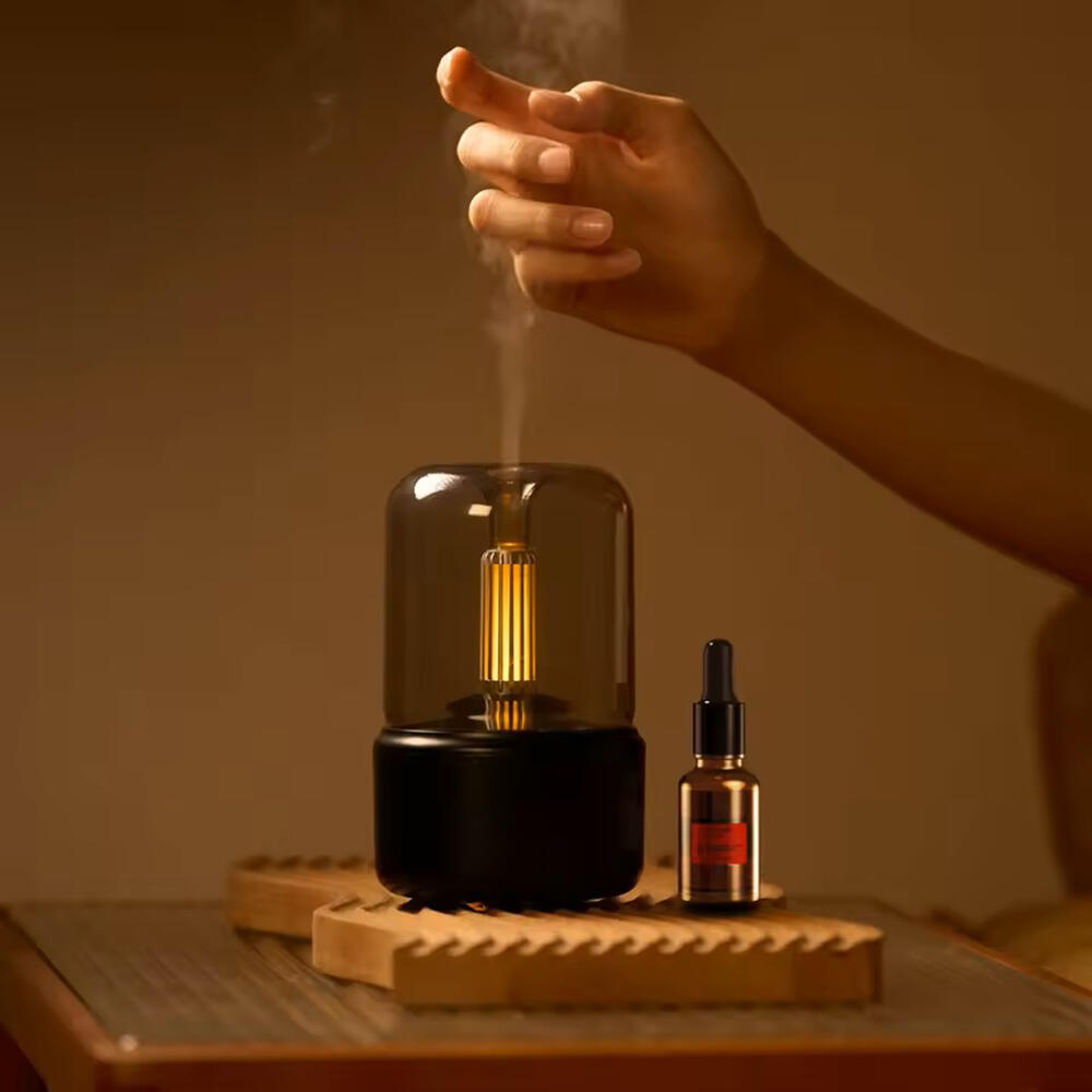 Aromaterapia Humidificador Con Luz Ambiental calida.🕯
